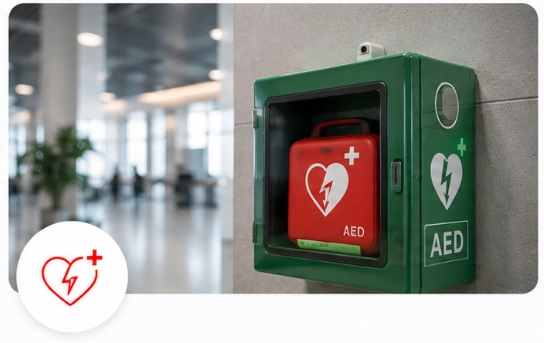 Défibrillateur automatisé externe DAE pour ERP et entreprises Paris